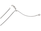 FJC Finejewelers 14k White Gold Adjustable Box Chain Necklace