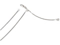 FJC Finejewelers 14k White Gold Adjustable Box Chain Necklace