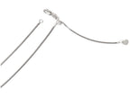 FJC Finejewelers 14k White Gold Adjustable Box Chain Necklace
