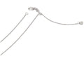 FJC Finejewelers 14k White Gold Adjustable Flat Cable Chain Necklace