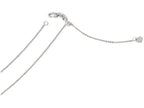 FJC Finejewelers 14k White Gold Adjustable Flat Cable Chain Necklace