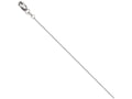 FJC Finejewelers 14k White Gold Baby Box Chain Necklace
