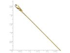 FJC Finejewelers 14k Yellow Gold 1mm Round Bright Cut Wheat Chain Necklace