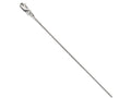 FJC Finejewelers 14 kt White Gold .90mm Round Bright Cut Wheat Chain Necklace