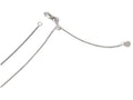 FJC Finejewelers 14k White Gold Adjustable Box Chain Necklace