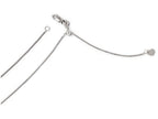 FJC Finejewelers 14k White Gold Adjustable Box Chain Necklace