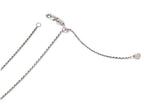 FJC Finejewelers 14k White Gold Adjustable Rope Chain Necklace
