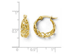 FJC Finejewelers 14k Yellow Gold Polished Hinged Hoop Earrings