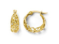 FJC Finejewelers 14k Yellow Gold Polished Hinged Hoop Earrings