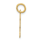 FJC Finejewelers 14k Yellow Gold Small Polished Elongated 36 Charm