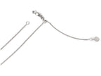 FJC Finejewelers 14k White Gold Adjustable Bright Cut Loose Rope Chain Necklace