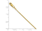 FJC Finejewelers 14k Yellow Gold Flat Cable Chain Necklace