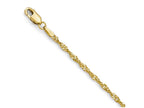 FJC Finejewelers 14k Yellow Gold Singapore 8 Inch Bracelet