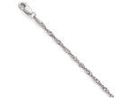 FJC Finejewelers 14k White Gold Singapore Chain Necklace