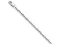 FJC Finejewelers 14k White Gold Singapore Chain Necklace