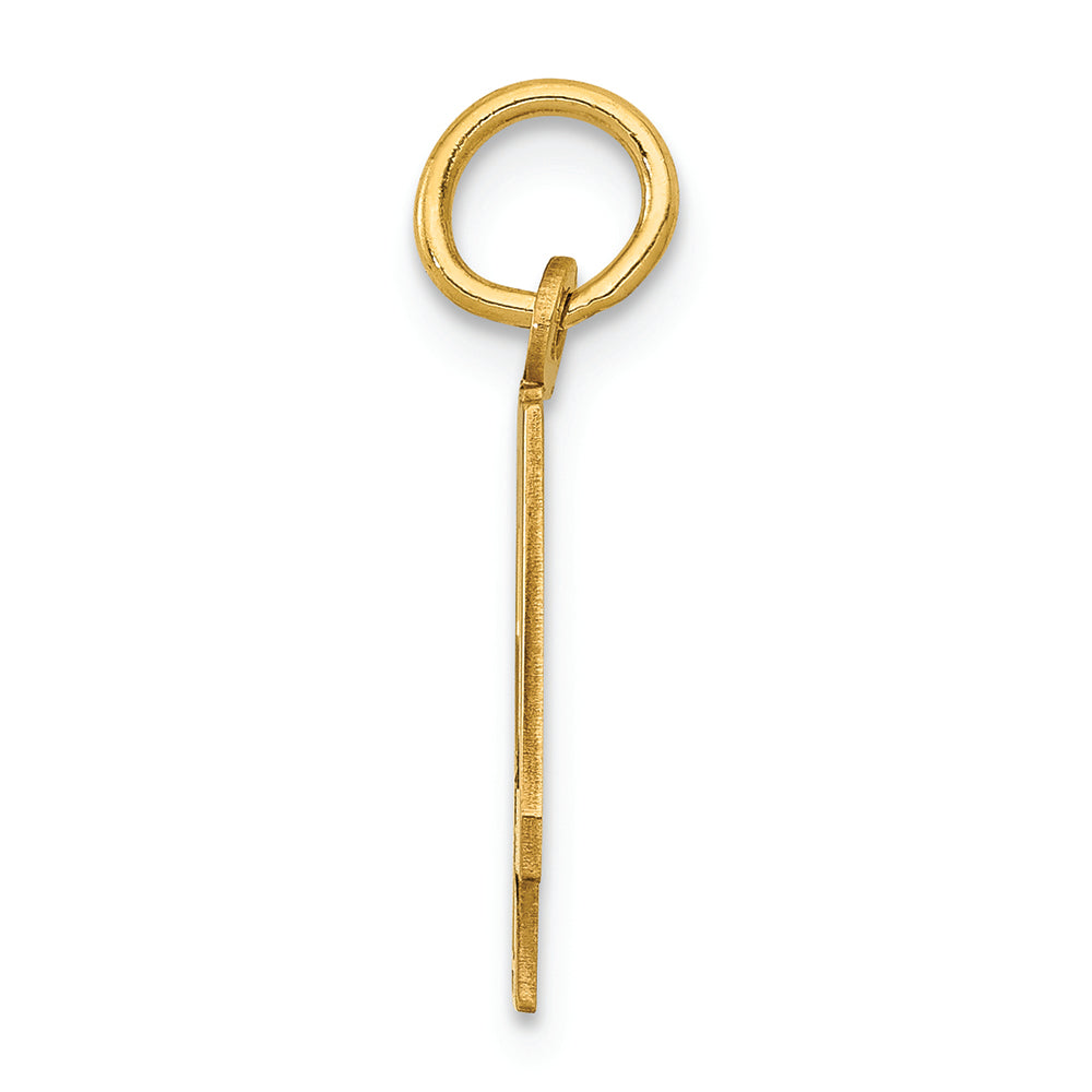 FJC Finejewelers 14k Yellow Gold Small Polished Elongated 42 Charm