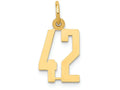 FJC Finejewelers 14k Yellow Gold Small Polished Elongated 42 Charm