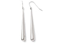 FJC Finejewelers 14k White Gold Polished Shepherd Hook Earrings