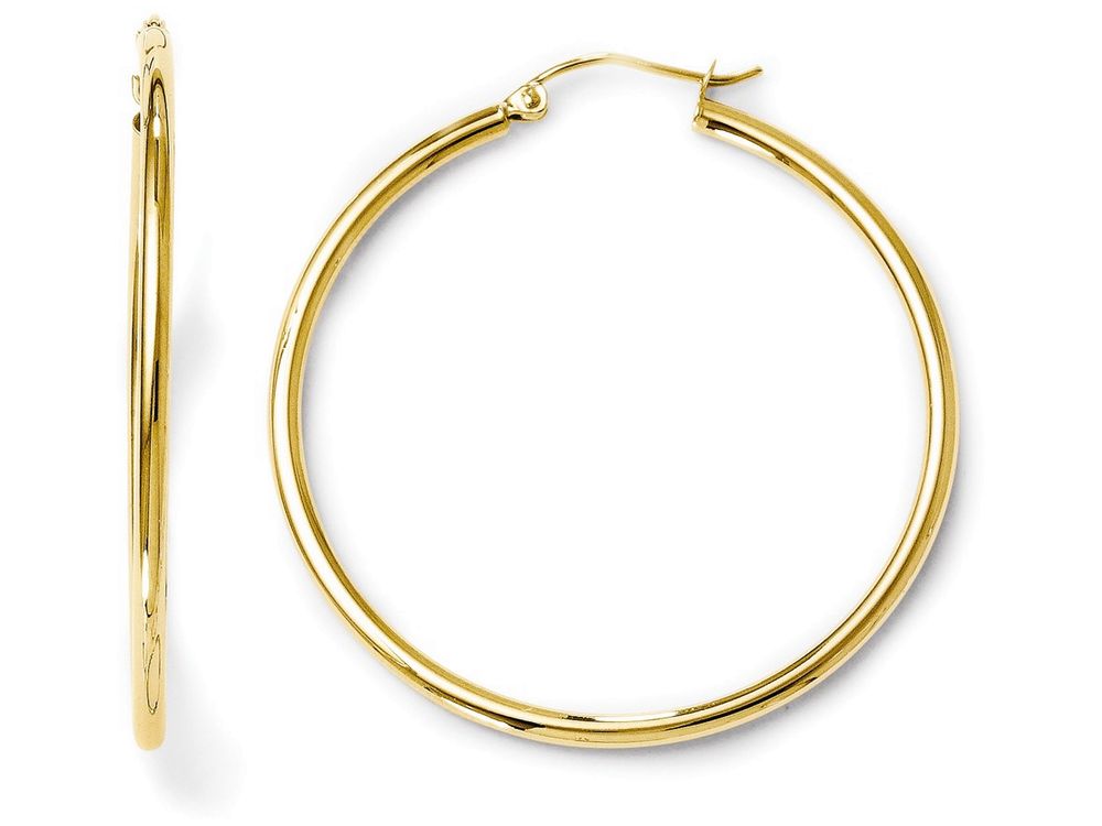 FJC Finejewelers 14k Yellow Gold Polished Hoop Earrings