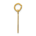 FJC Finejewelers 14k Yellow Gold Small Polished Elongated 50 Charm