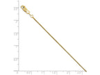 FJC Finejewelers 14k Yellow Gold Box W/lobster Chain Necklace