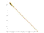 FJC Finejewelers 14k Yellow Gold Singapore W/lock 9 Inch Bracelet
