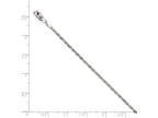 FJC Finejewelers 14k White Gold Singapore Chain Necklace