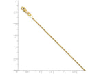 FJC Finejewelers 14k Yellow Gold Box W/lobster Chain Necklace