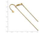 FJC Finejewelers 10k Yellow Gold Adjustable Box Chain Necklace