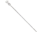 FJC Finejewelers 10k White Gold Sparkle Singapore Chain Necklace