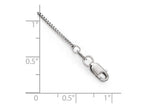 FJC Finejewelers 10k White Gold Box Chain Necklace