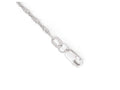 FJC Finejewelers 10k White Gold Sparkle Singapore Chain Necklace