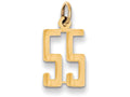 FJC Finejewelers 14k Yellow Gold Small Polished Elongated 55 Charm