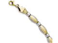 FJC Finejewelers 10k W/rhodium Bright Cut Bracelet