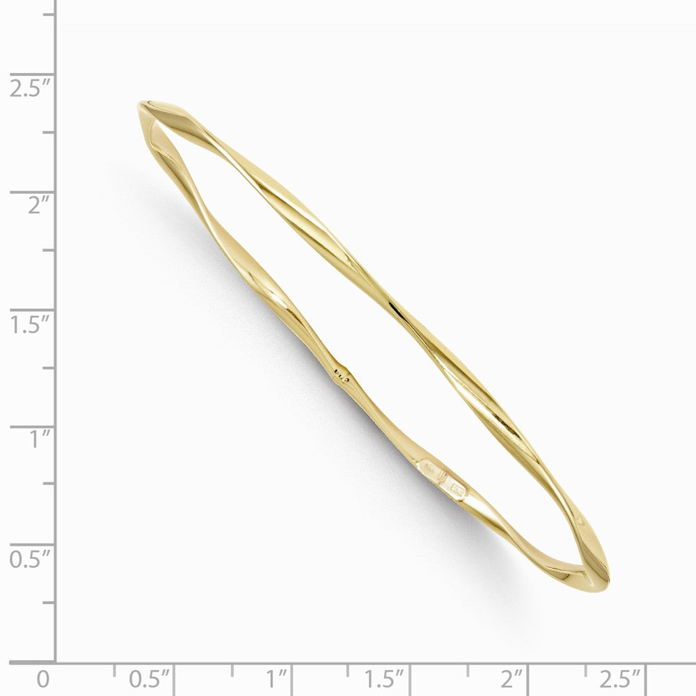 FJC Finejewelers 10k Yellow Gold Slip-on Bangle