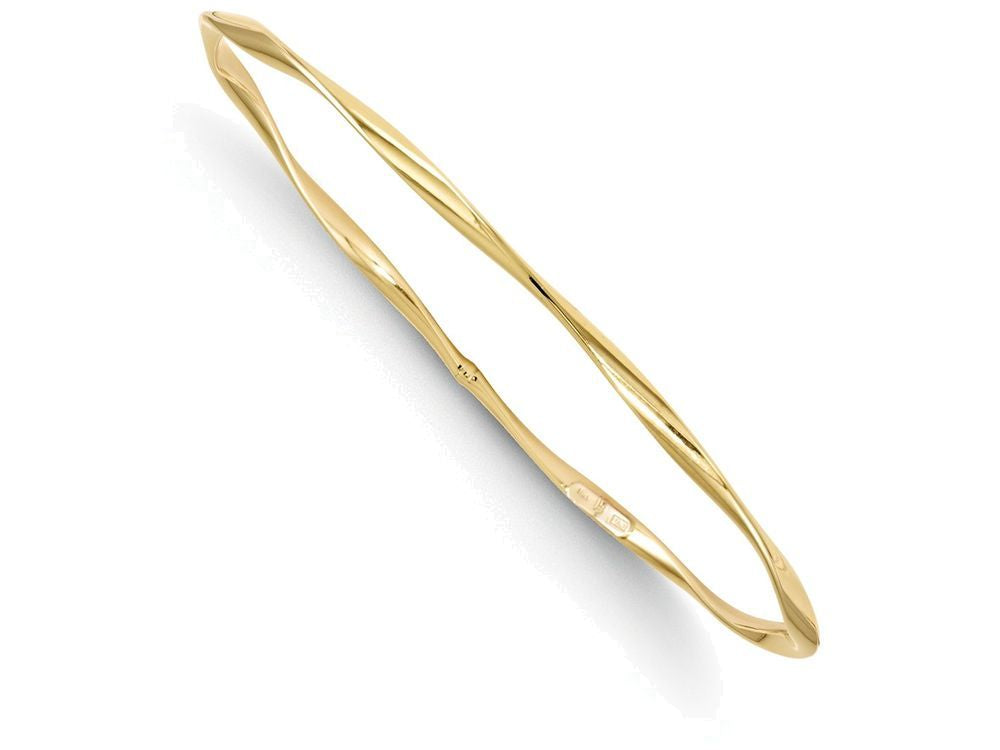 FJC Finejewelers 10k Yellow Gold Slip-on Bangle