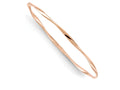 FJC Finejewelers 10k Rose Gold Slip-on Bangle