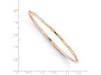 FJC Finejewelers 10k Rose Gold Slip-on Bangle