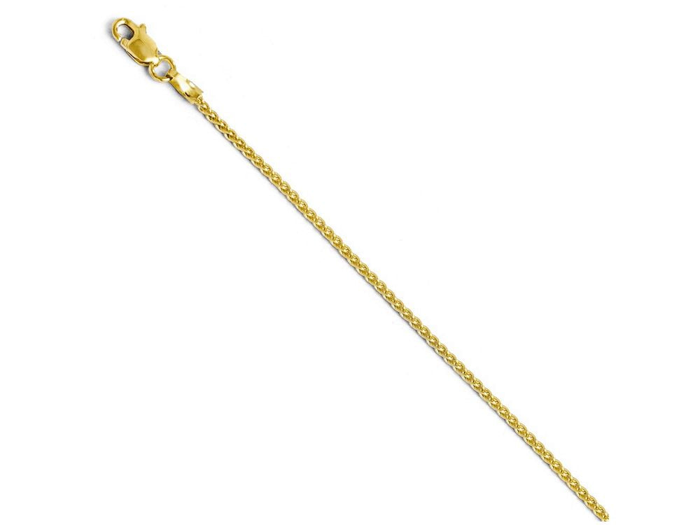 FJC Finejewelers 14k Yellow Gold 1.5mm Wheat Anklet