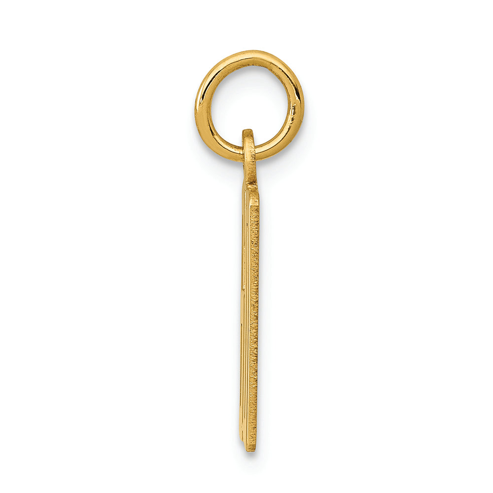 FJC Finejewelers 14k Yellow Gold Small Polished Elongated 60 Charm
