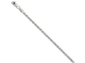 FJC Finejewelers 14k White Gold 2mm Bright Cut Rope Chain Necklace