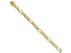 FJC Finejewelers 14k Yellow Gold 4.0mm Flat Figaro Chain Necklace