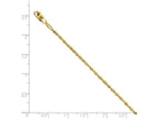 FJC Finejewelers 14k Yellow Gold Singapore Bracelet
