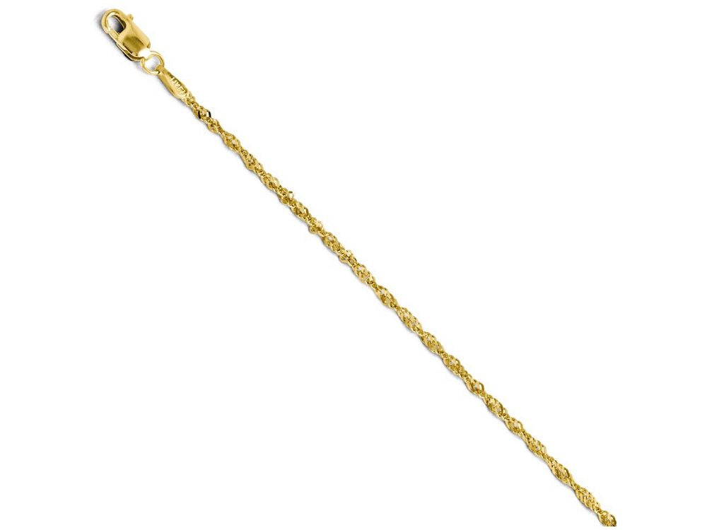 FJC Finejewelers 14k Yellow Gold Singapore Bracelet