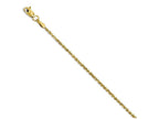 FJC Finejewelers 14k Yellow Gold 1.5mm Bright Cut Rope Chain Ankle Bracelet