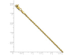 FJC Finejewelers 14k Yellow Gold 1.75mm Bright Cut Rope Chain Necklace