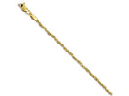 FJC Finejewelers 14k Yellow Gold 1.75mm Bright Cut Rope Chain Bracelet