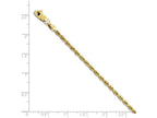 FJC Finejewelers 14k Yellow Gold 2.50mm Bright Cut Rope Chain Necklace