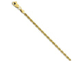 FJC Finejewelers 14k Yellow Gold 2.50mm Bright Cut Rope Chain Bracelet