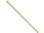 FJC Finejewelers 14k Yellow Gold 2.75mm Bright Cut Rope Chain Bracelet